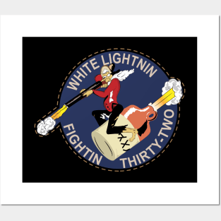 VF-32 - WWII - White Lightnin Posters and Art